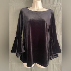 (5) NWOT women's velvet /velour top MSK (S) MSRP $65